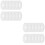 24St Compacte Geurmeevoerdiscs Wit, Plastic Aromatherapie Toiletpads 7