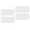 24St Compacte Geurmeevoerdiscs Wit, Plastic Aromatherapie Toiletpads 5