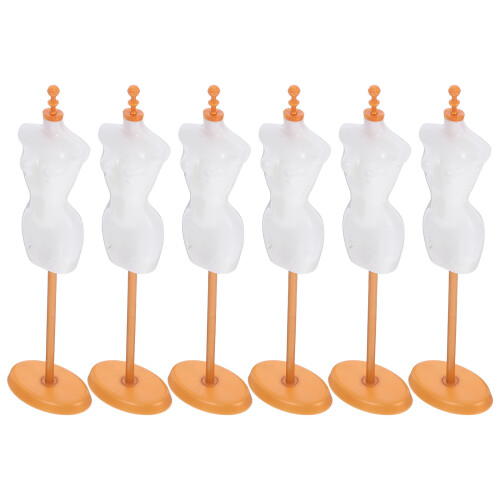 12St Doll Mannequin Display ABS, Multi, Mini Poppenkledinghouder