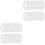 24St Compacte Geurmeevoerdiscs Wit, Plastic Aromatherapie Toiletpads 4