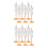 12St Doll Mannequin Display ABS, Multi, Mini Poppenkledinghouder 7