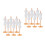12St Doll Mannequin Display ABS, Multi, Mini Poppenkledinghouder 9