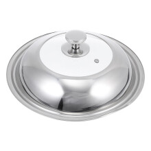 2Stk Dicke Pfannendeckel Glasdeckel Für Haushalt Wok Topf