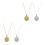 4Stk Sublimation Schmuck Blank Metall DIY Personalisierbar 3
