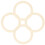 8St Rond Kransframe Khaki Voor Creatieve Wreath Maken 1