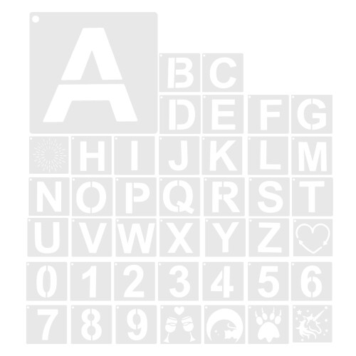 168St Flexibele Lettersjablonen Voor Creatieve Knutselprojecten 2