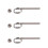6St Trompet Pull Ringen Metalen Zilveren Cornet Accessoire 8