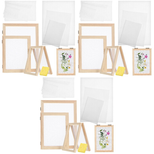 3Sets Knutsel Papier Frames Met Schermen En Materialen 2