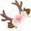 4St Multi Kleurige Baby Haarband Met Elastische Kerst Rendierhoorns 1