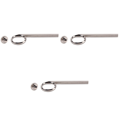 6St Trompet Pull Ringen Metalen Zilveren Cornet Accessoire 2
