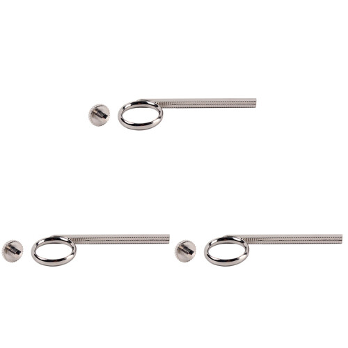 6St Trompet Pull Ringen Metalen Zilveren Cornet Accessoire 1