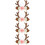 4St Multi Kleurige Baby Haarband Met Elastische Kerst Rendierhoorns 10
