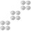 12St ABS Plastic Covers Voor Auto, Eenvoudig Te Monteren 5
