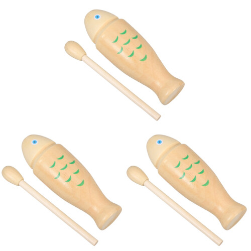 3Sets Beige Peuter Percussie Instrument Speelgoed 2