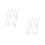 8Stk Robuster Acryl Stifte- Und Make-Up Displayständer Transparent 10