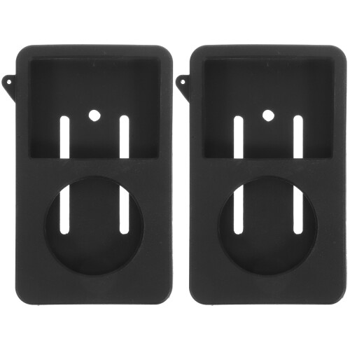 2Stk Silikon Sleeve Musikplayer Schwarz Schutz Gegen 2