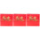 3St Decoratieve Rood Bureaukalender 2024 Voor Thuis 6