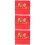3St Decoratieve Rood Bureaukalender 2024 Voor Thuis 10