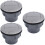 3St Universele Vent Outlet Grijs ABS Plastic 8