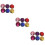 18St Kleine Polyester Hoed Haarclip Vivid Kleuren Feest 11