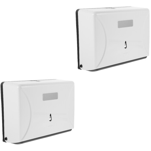 2St Tissuehouder ABS Wit, Sensorloos En Eenvoudig Te Installeren 2
