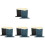 8St Assorti Brillenhulzen Decoratieve Bewaarbasis 2