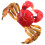 5St Creatieve Plastic Kunstkrab Speelgoed En Leerhulpmiddel 2