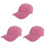 3St Roze Baseball Hoeden Dames Verstelbare Strap Stijlvol Draagbaar 2