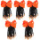 5St Vlecht Haarstuk Synthetisch Vrouwen Haaraccessoire 6