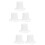 6St Compacte Witte Pophoed Eva Materiaal Voor DIY Versiering 9