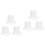 6St Compacte Witte Pophoed Eva Materiaal Voor DIY Versiering 6