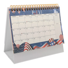 4Stk Kompakter Papiertischkalender 2026 Weiß Für Büro Und Zuhause