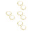 4Paires Bracelets Danse Orientale Métal Chic 6