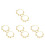 4Paires Bracelets Danse Orientale Métal Chic 8