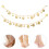 4Paires Bracelets Danse Orientale Métal Chic 11