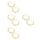 4Paires Bracelets Danse Orientale Métal Chic 10
