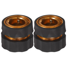 6Stk Aluminium Gartenschlauch Schnellverbinder Leckfrei Robust