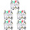 5Sets Mikrolandschap Pinguïn Decor Plastic Mini Beeldjes Set 8