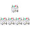 5Sets Mikrolandschap Pinguïn Decor Plastic Mini Beeldjes Set 7