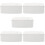 5St Lichtgewicht Witte Wipes Houder Box Voor Auto En Bureau 8