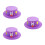 12Sets Kindvriendelijke Eva DIY Hoed Materialen Paars 7