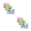 6St Dikke Douchemutsen Eva+satin, Waterdicht, Elastisch, Cartoon Print 5