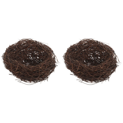 2St Natuurlijke Rattan Decor Voor Bruiloft En 2