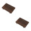 2Stk Holz-Seifenschale Farbe Robust & 7