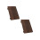 2Stk Holz-Seifenschale Farbe Robust & 5