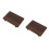 2Stk Holz-Seifenschale Farbe Robust & 4