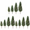 24St Plastic Mini Groen Voor Realistisch Model Landschap Decor 2
