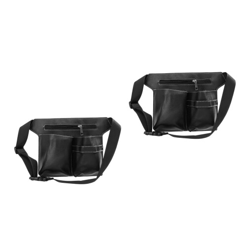 2St Barber Heuptas PU Zwart Voor Scharen En Stylingtools 2