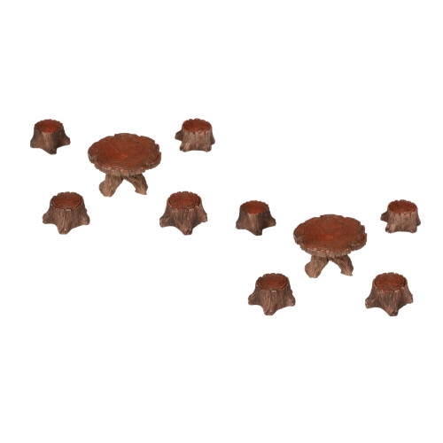 2Sets Resin Set Deko Für Garten 1