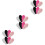 12Paren Bunny Oren DIY Charms Voor Haarclips Decor 6